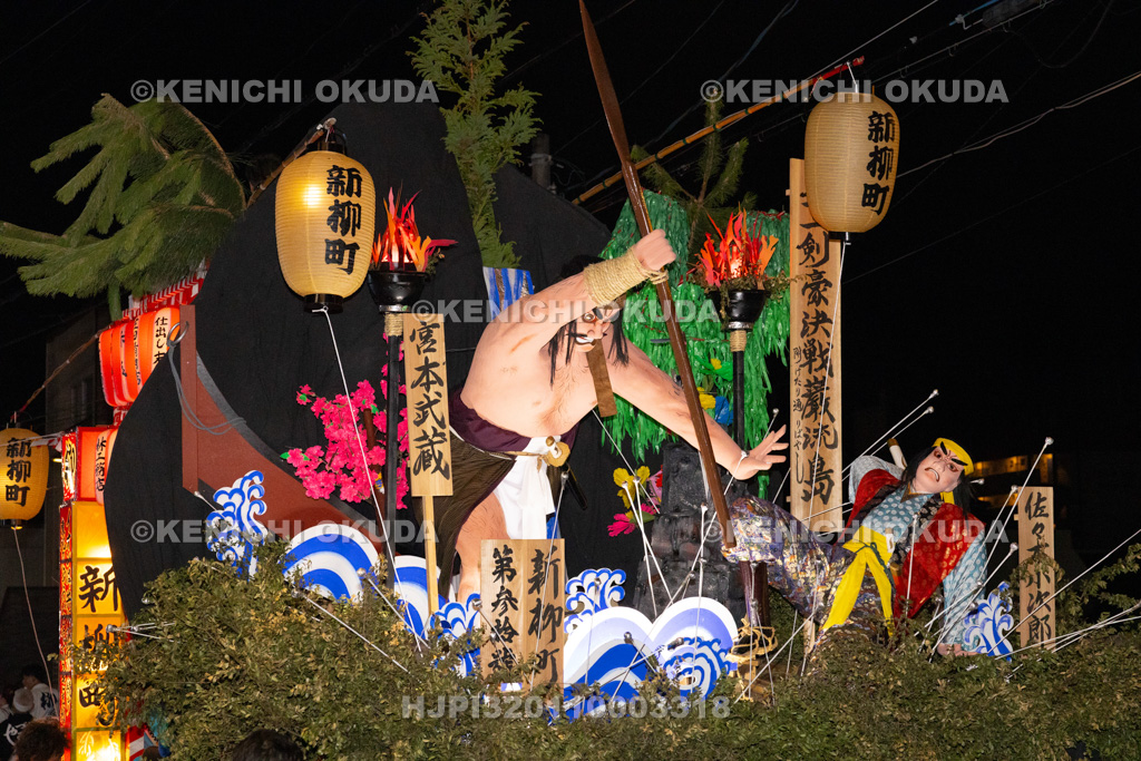 秋田県 土崎神明社祭 曳山行事(本祭) 戻り曳山