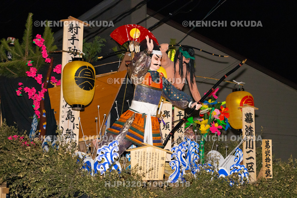 秋田県 土崎神明社祭 曳山行事(本祭) 戻り曳山