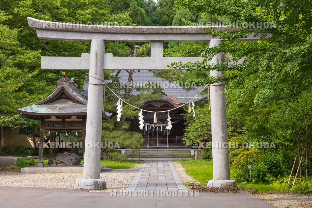 秋田県　千秋公園（久保田城跡）　彌高神社
