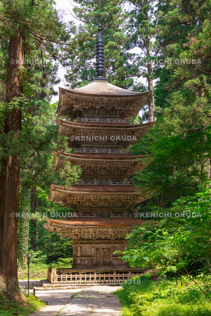 山形県　出羽三山神社（羽黒山）　五重塔