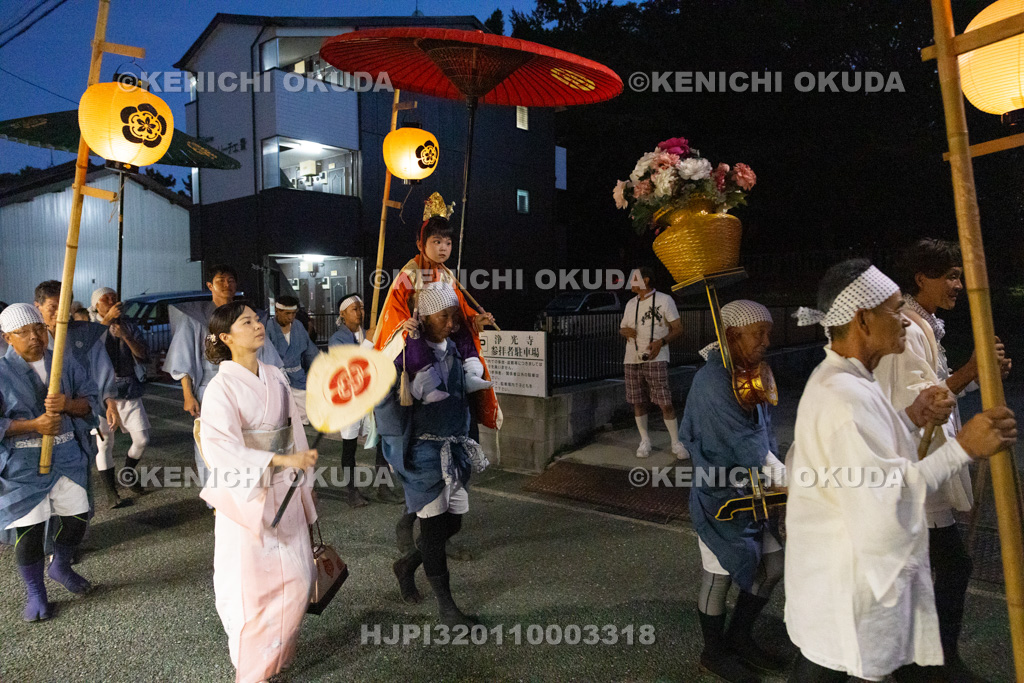 愛知県　尾張津島天王祭　稚児打廻し