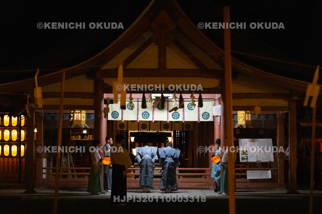 愛知県 尾張津島天王祭 稚児打廻し 参拝