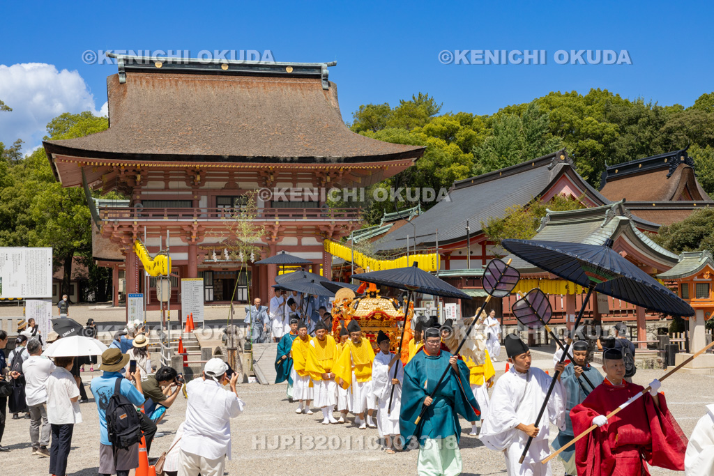 愛知県　尾張津島天王祭（宵祭）　神輿渡御