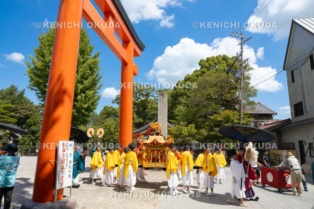 愛知県　尾張津島天王祭（宵祭）　神輿渡御
