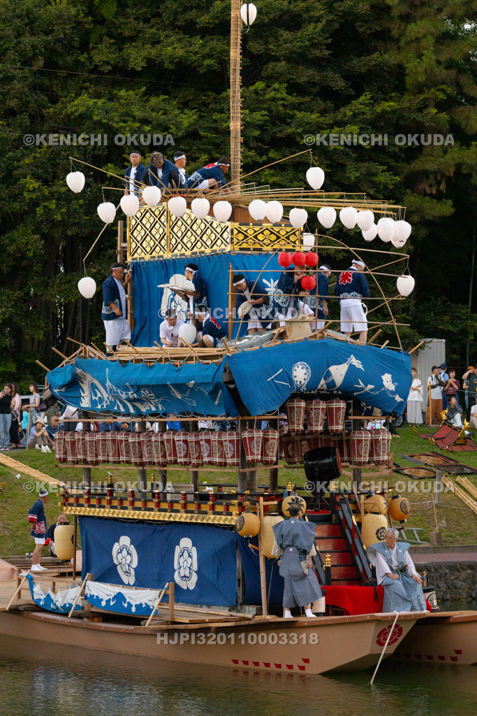 愛知県 尾張津島天王祭(宵祭) 如意点火(提灯点火)