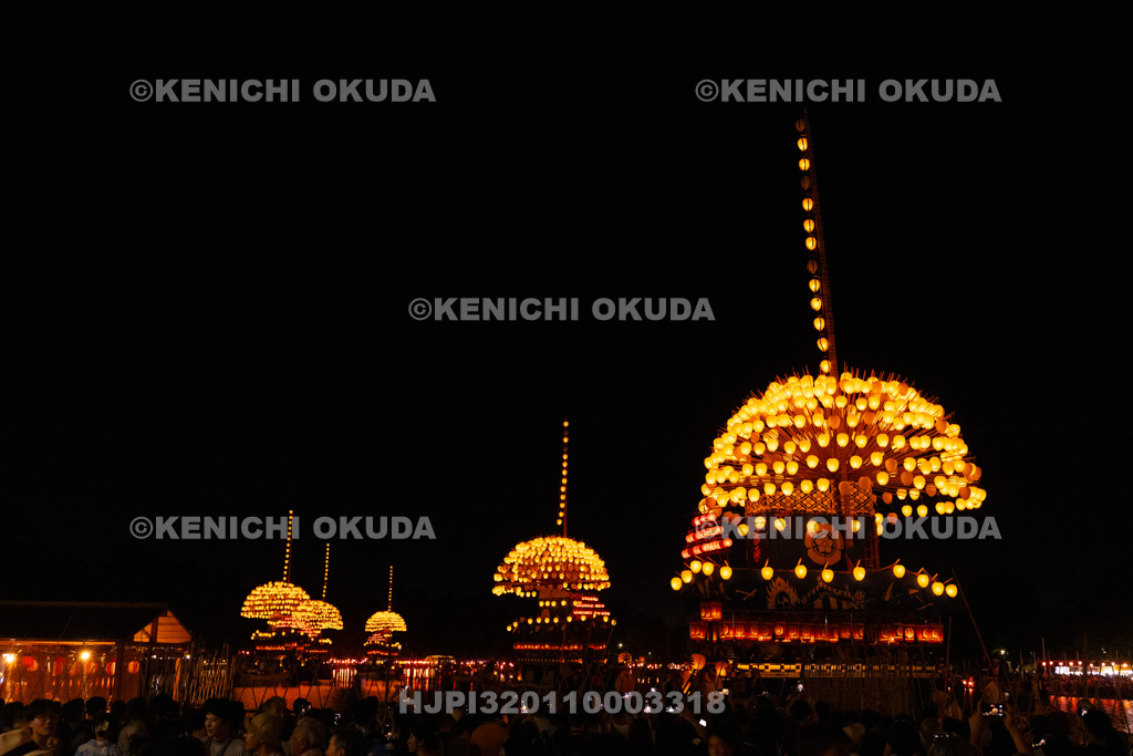 愛知県　尾張津島天王祭（宵祭）　出船