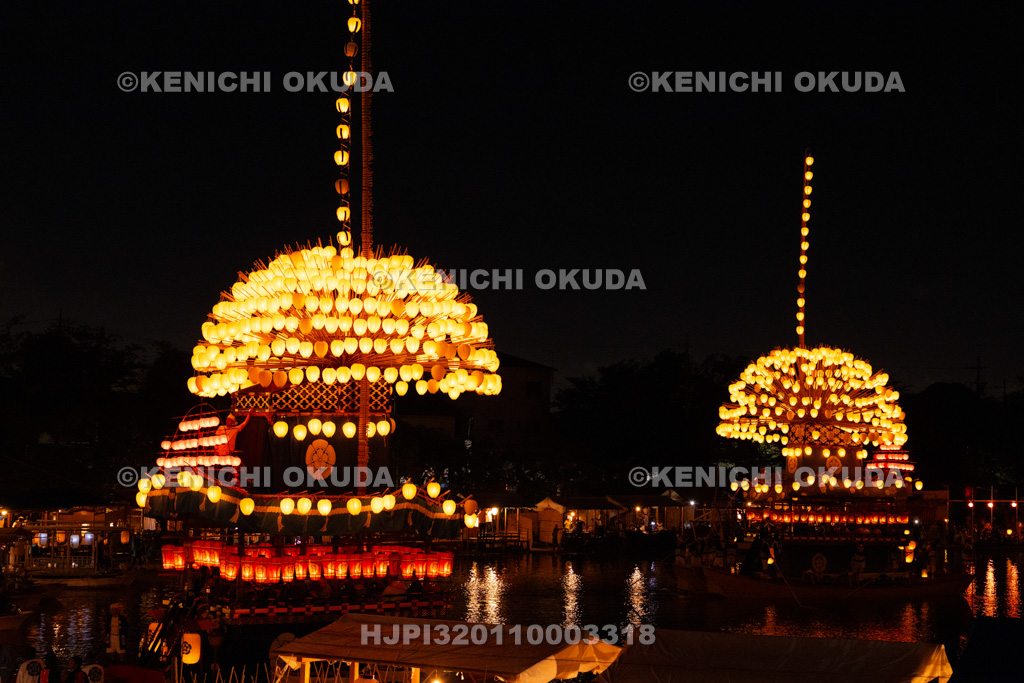 愛知県　尾張津島天王祭（宵祭）　出船
