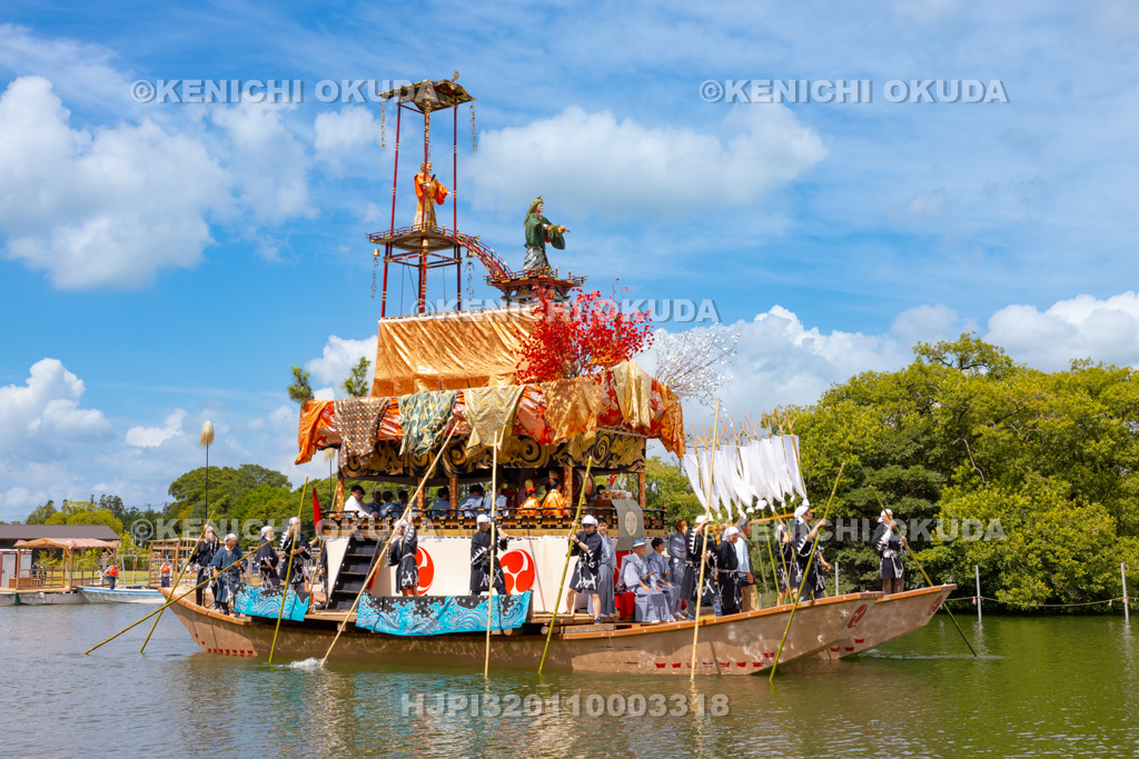 愛知県　尾張津島天王祭（朝祭）　市江車