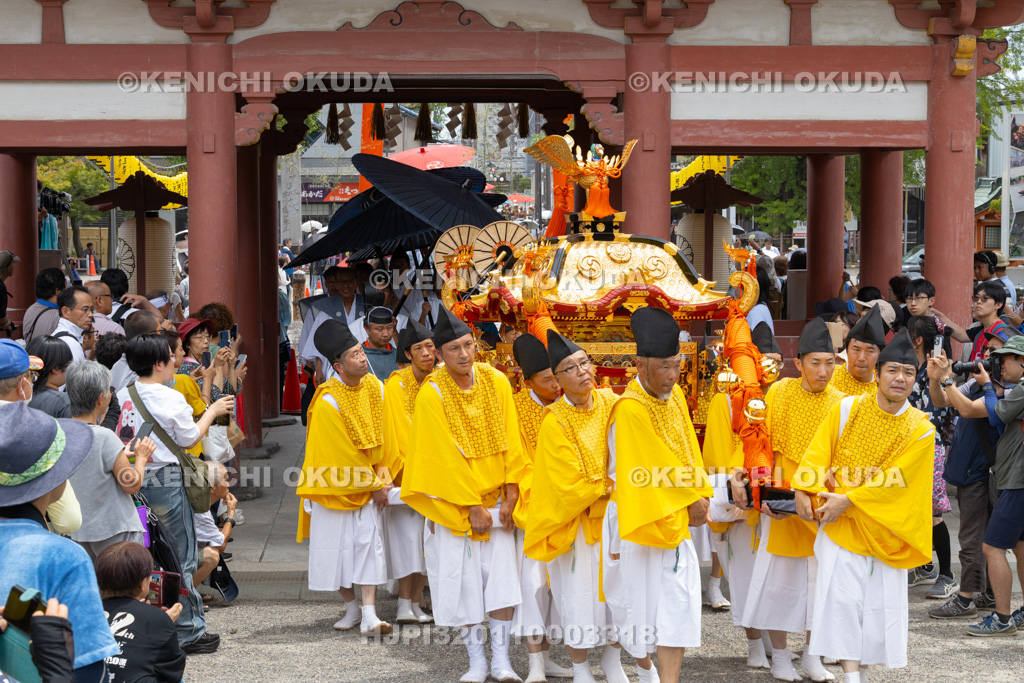 愛知県 尾張津島天王祭(朝祭) 神輿還御