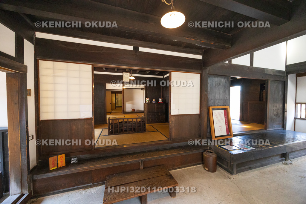 愛知県 廻船問屋瀧田家 主屋 玄関付近