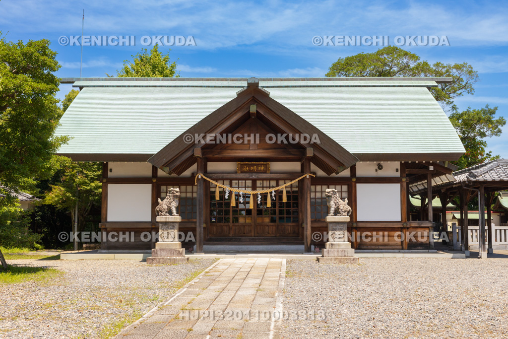 愛知県　神明社　拝殿