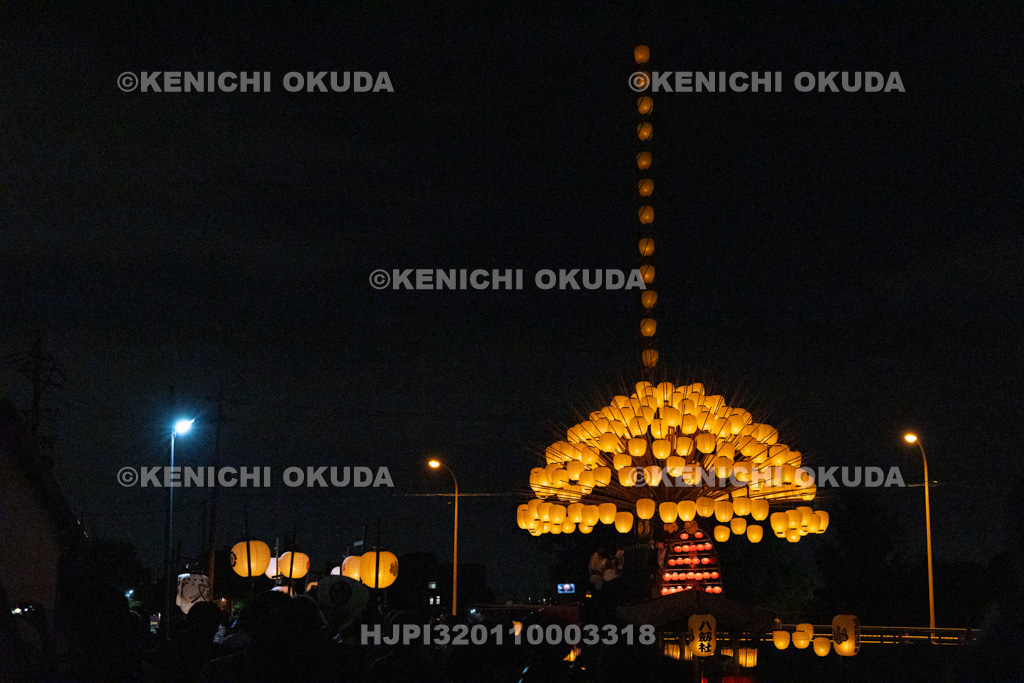 愛知県 須成祭 宵祭 巻藁船