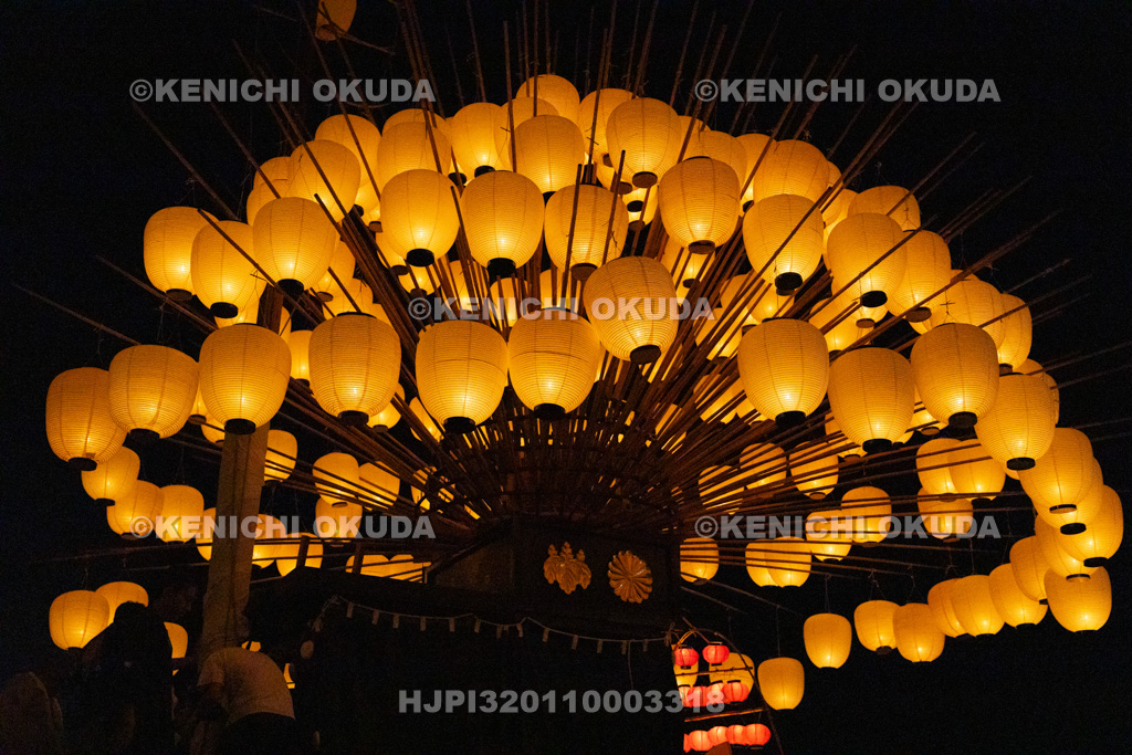 愛知県 須成祭 宵祭 巻藁船
