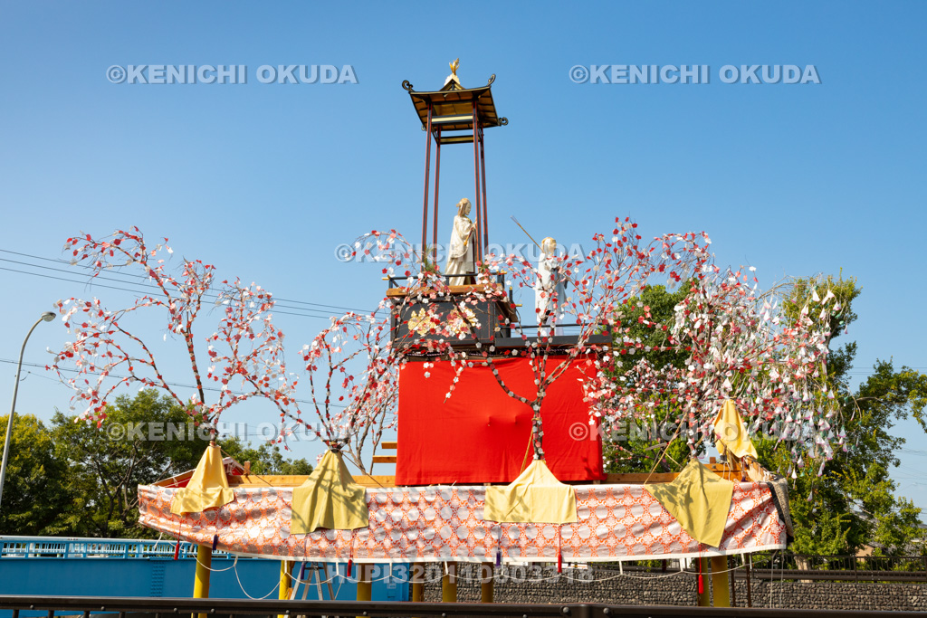 愛知県 須成祭 朝祭 祭船