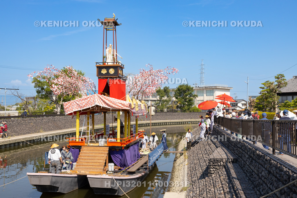 愛知県 須成祭 朝祭 役者乗船