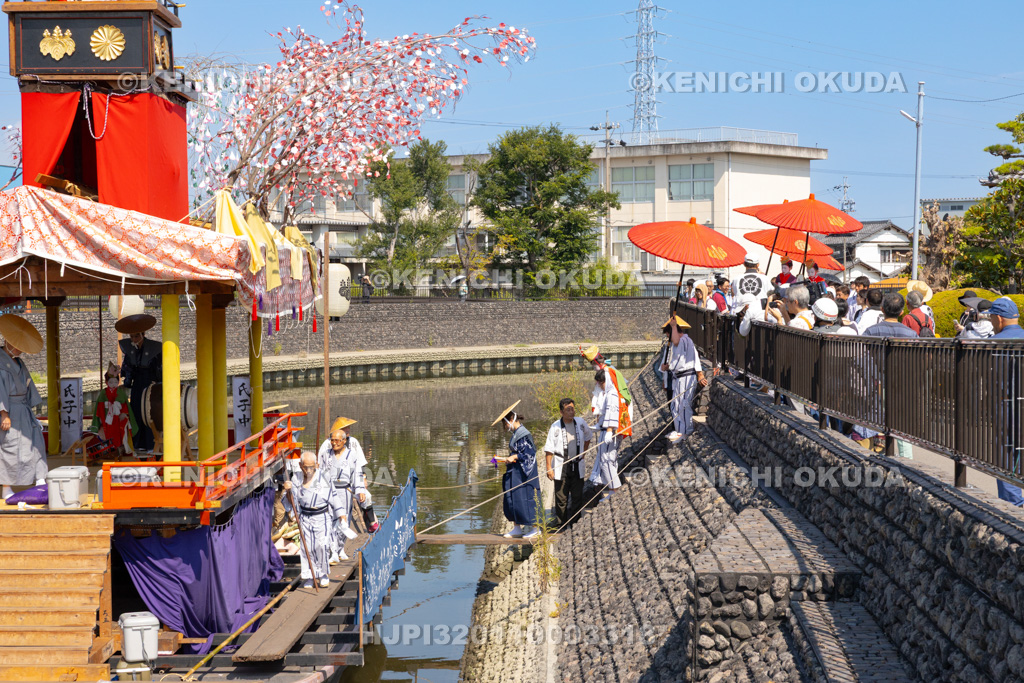 愛知県 須成祭 朝祭 役者乗船