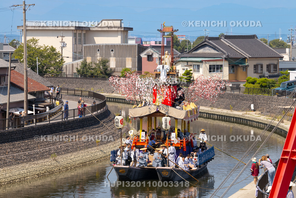 愛知県 須成祭 朝祭 祭船巡行