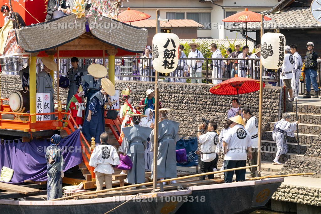 愛知県 須成祭 朝祭 役者下船