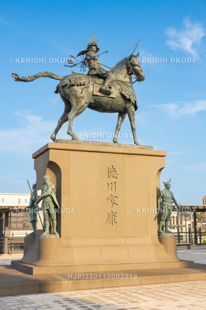 愛知県 東岡崎駅 徳川家康公・四神像