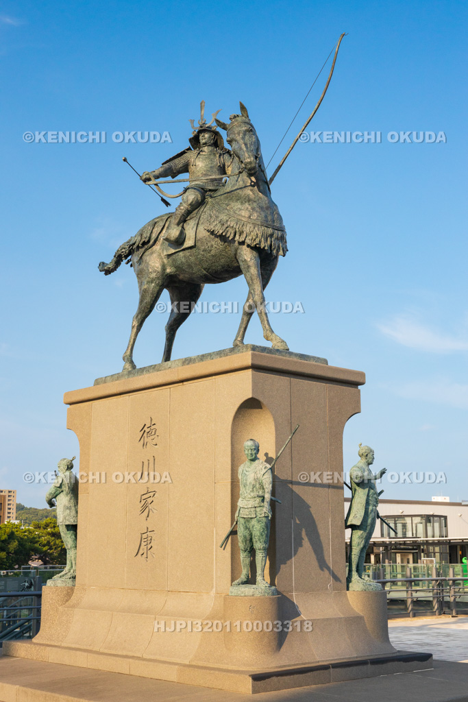 愛知県 東岡崎駅 徳川家康公・四神像
