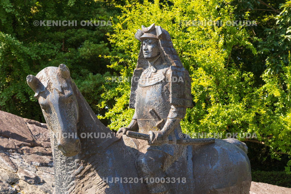 愛知県　岡崎城　松平元康（徳川家康）像