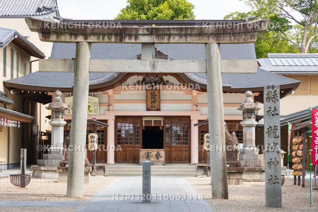 愛知県　岡崎城　龍城神社　拝殿