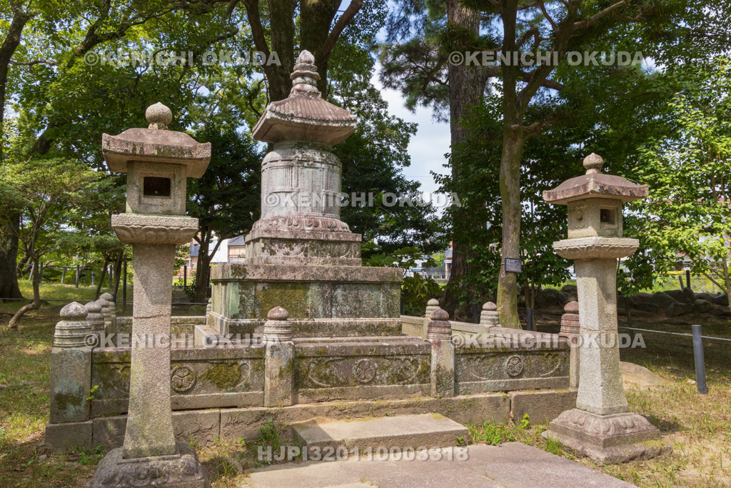 愛知県 岡崎城 東照公胞衣塚