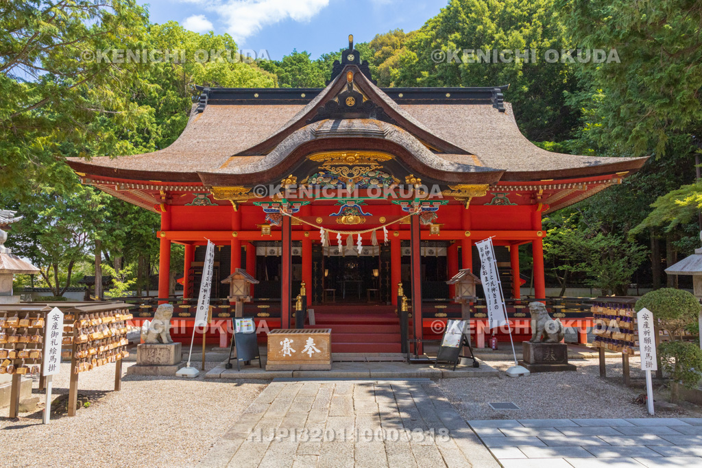 愛知県 六所神社 拝殿