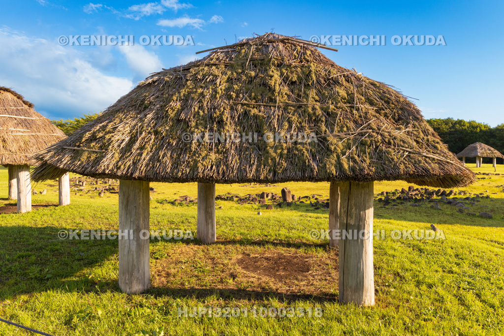 秋田県 大湯環状列石 掘立柱建物跡