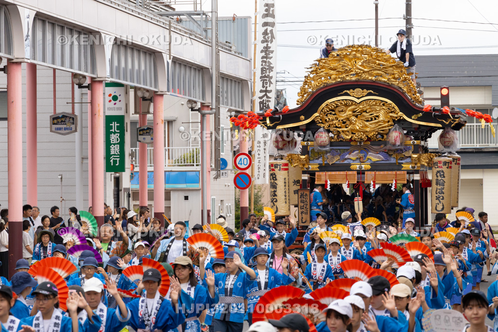 秋田県 花輪ばやし 子供パレード(旭町)