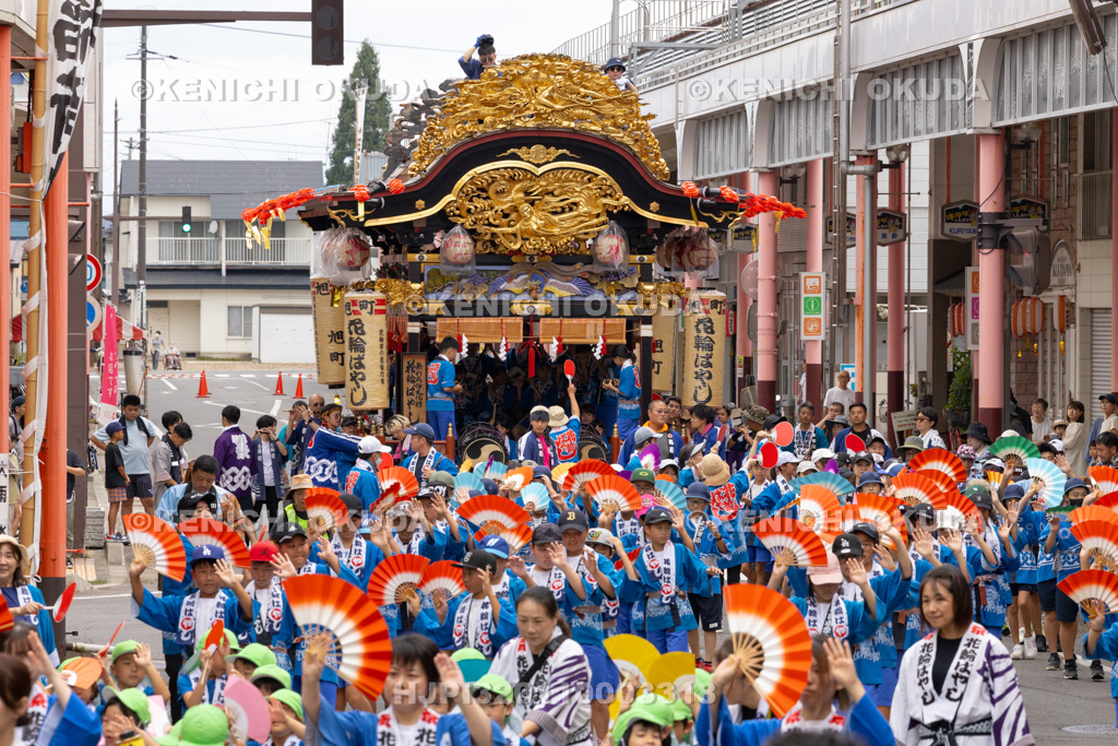 秋田県 花輪ばやし 子供パレード(旭町)