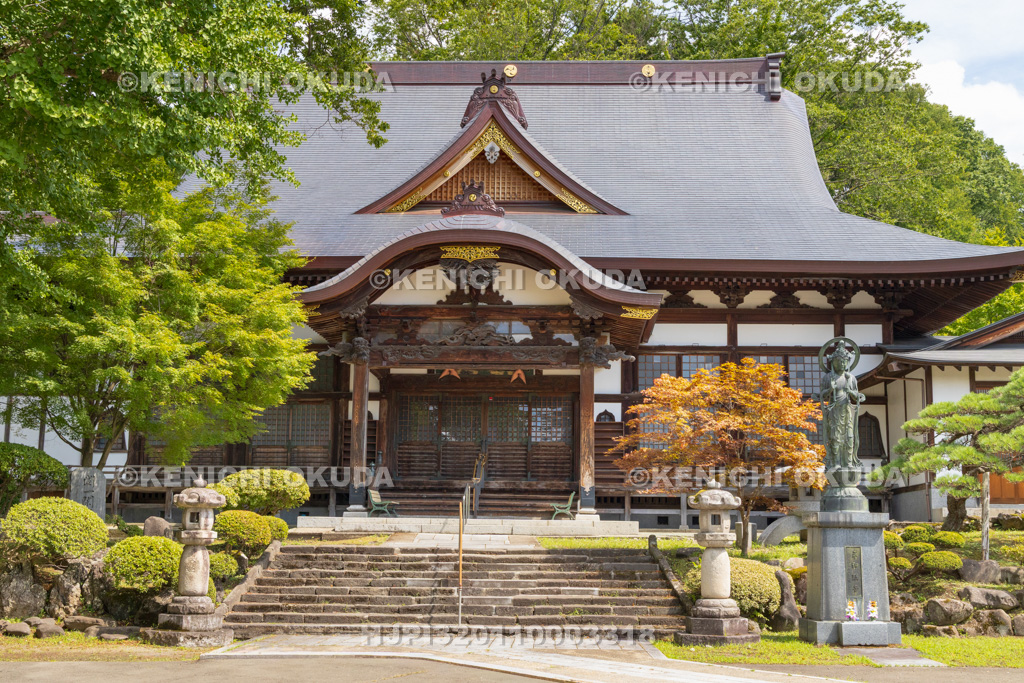 秋田県 長年寺 本堂