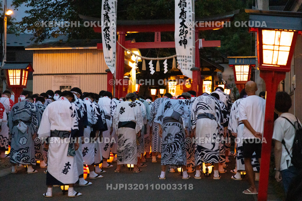 秋田県 花輪ばやし 御旅所詰 御旅所祈願