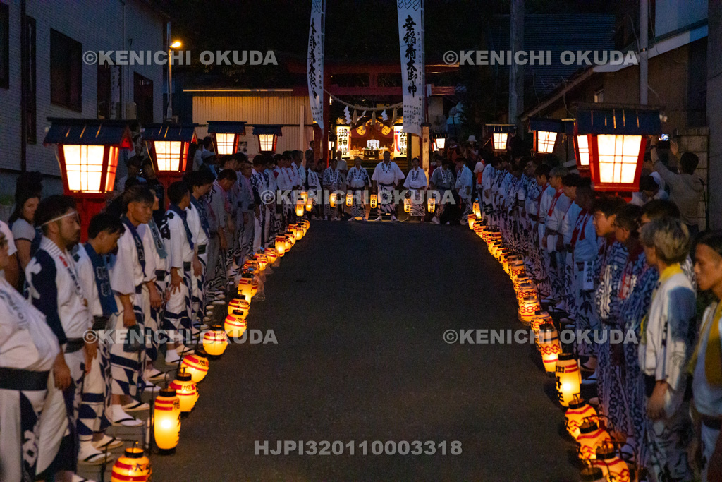 秋田県 花輪ばやし 御旅所詰 御旅所祈願