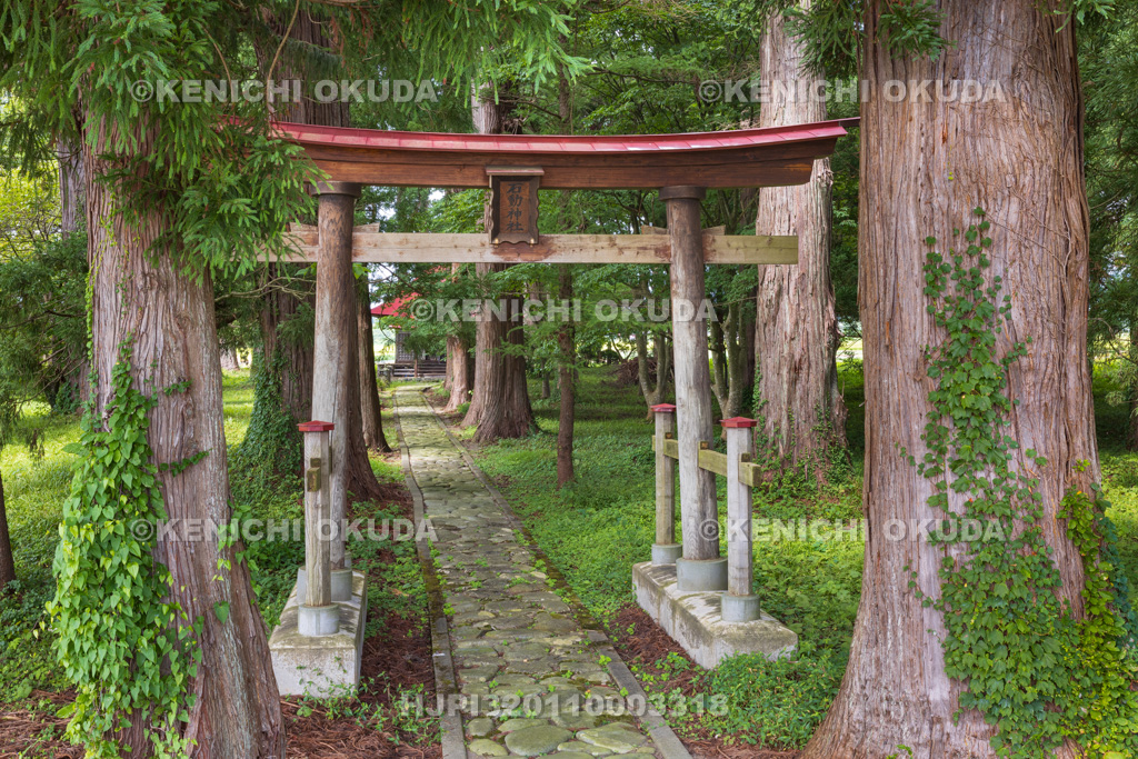 山形県　石動（いするぎ）神社　参道