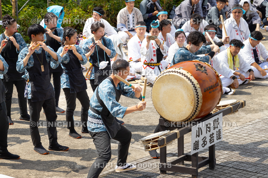 山形県 新庄まつり(宵まつり) 新庄囃子合同演奏会(小月野囃子若連)