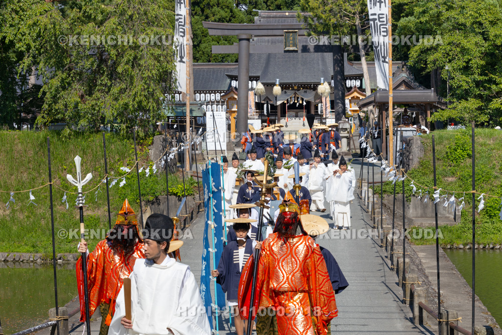 山形県 新庄まつり(本まつり) 神輿渡御行列 天狗ほか