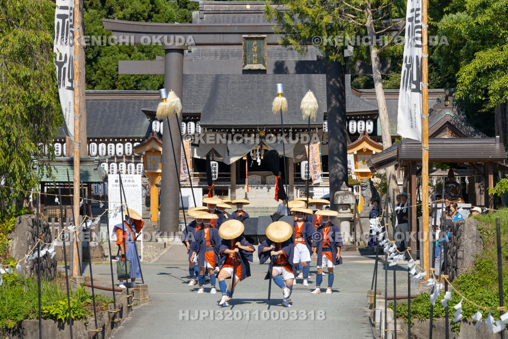 山形県　新庄まつり（本まつり）　神輿渡御行列　足軽