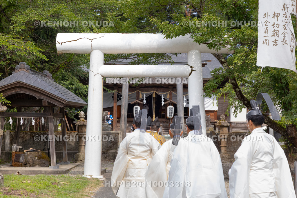 山形県　新庄まつり（後まつり）　護国神社例大祭　参進