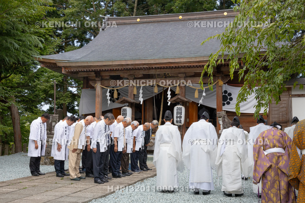 山形県　新庄まつり（後まつり）　護国神社例大祭　対揖（たいゆう）