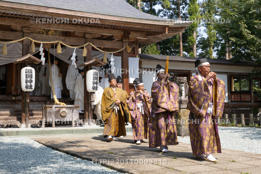 山形県　新庄まつり（後まつり）　護国神社例大祭　退下