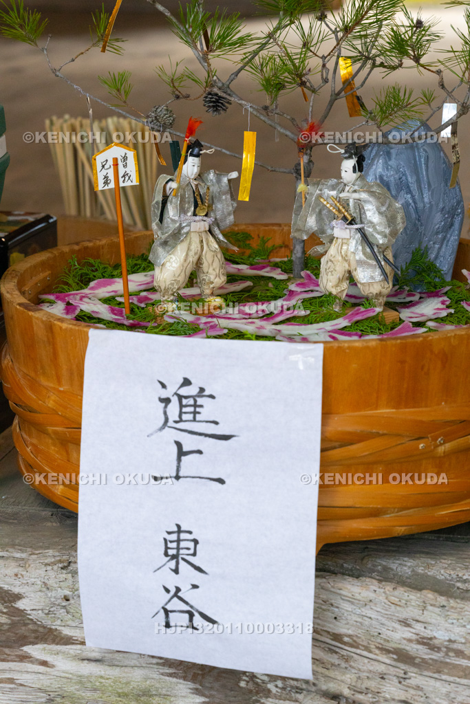 滋賀県　芋競べ祭り　東谷の神饌（かわせの半切）