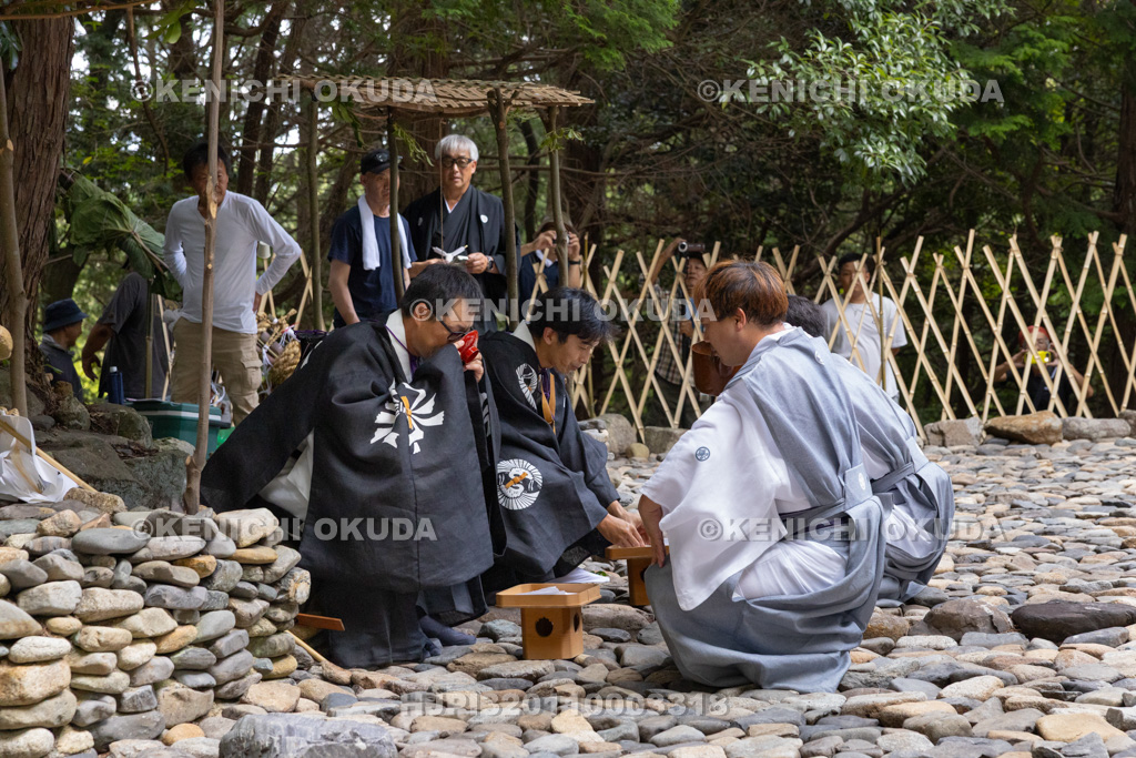 滋賀県 芋競べ祭り 水回しの事