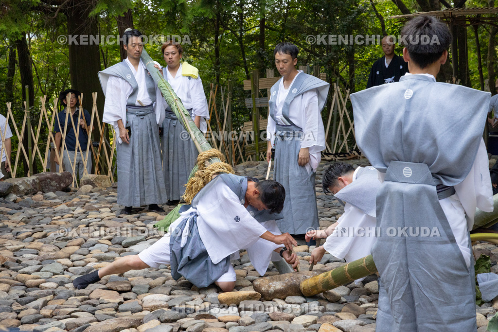 滋賀県 芋競べ祭り 定尺改め