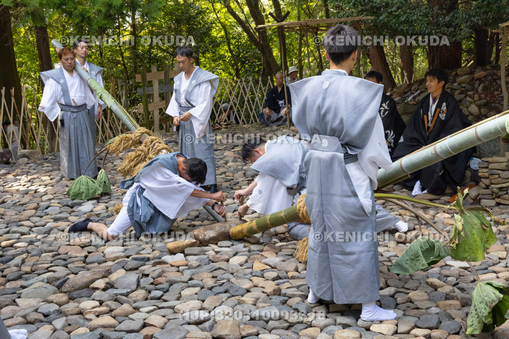 滋賀県 芋競べ祭り 定尺改め
