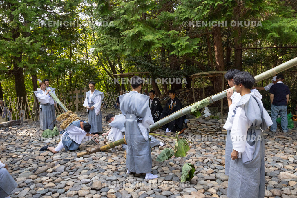 滋賀県 芋競べ祭り 定尺改め