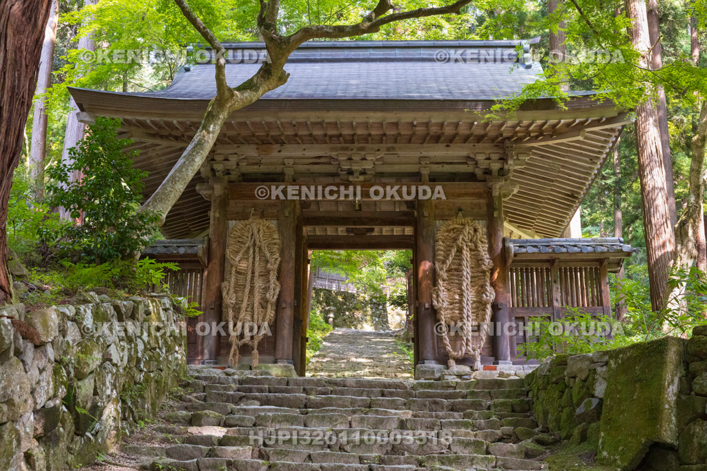 滋賀県 湖東三山 百済寺 仁王門