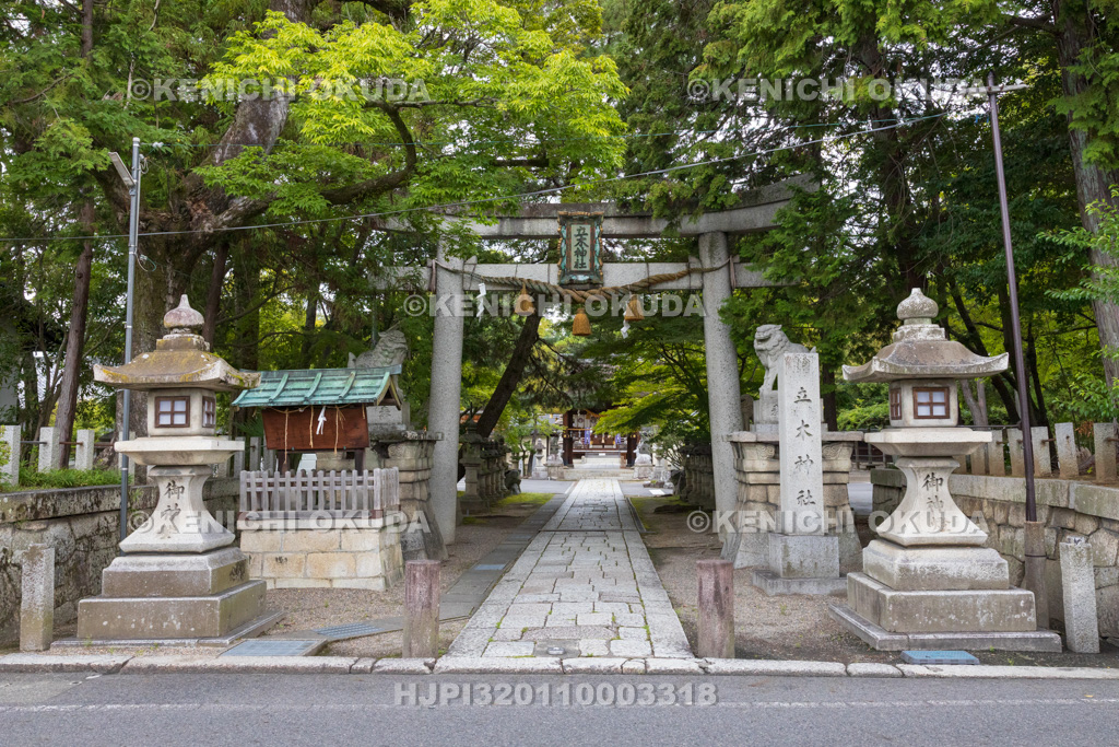 滋賀県　草津宿　立木神社　参道