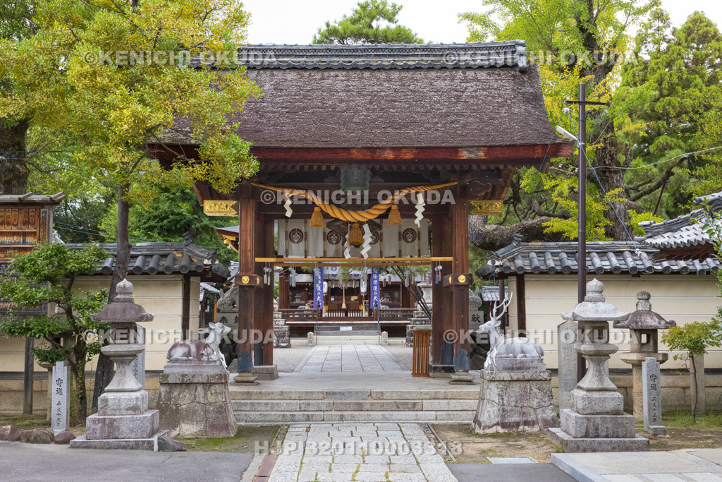 滋賀県 草津宿 立木神社 神門