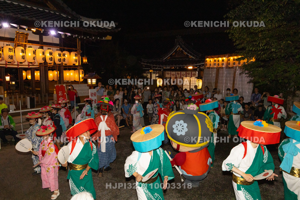 滋賀県 伊砂砂神社 燈明祭 渋川の花踊り